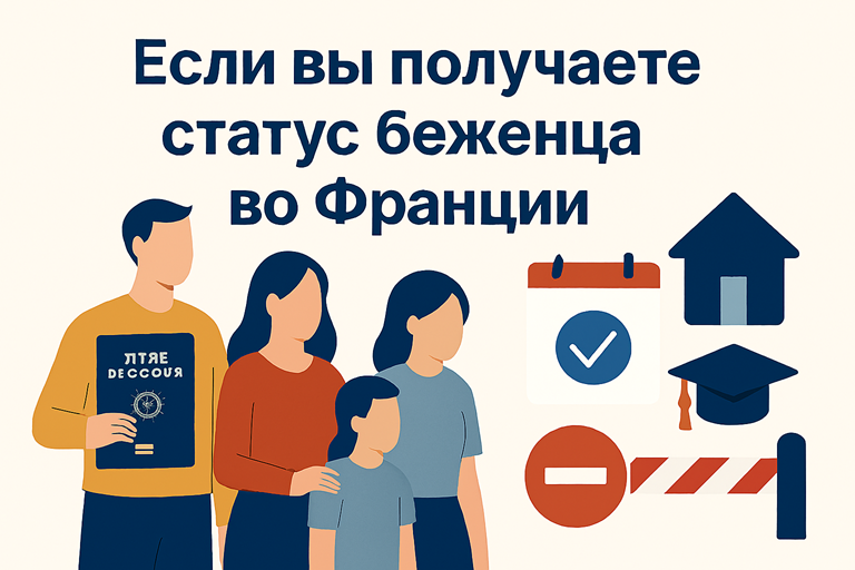Если вы получаете статус беженца во Франции